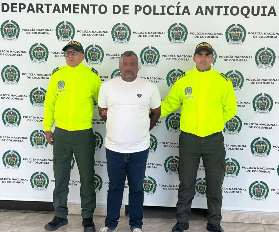 Alias ‘Negro Peña’, presunto guerrillero del ELN fue capturado en Bello