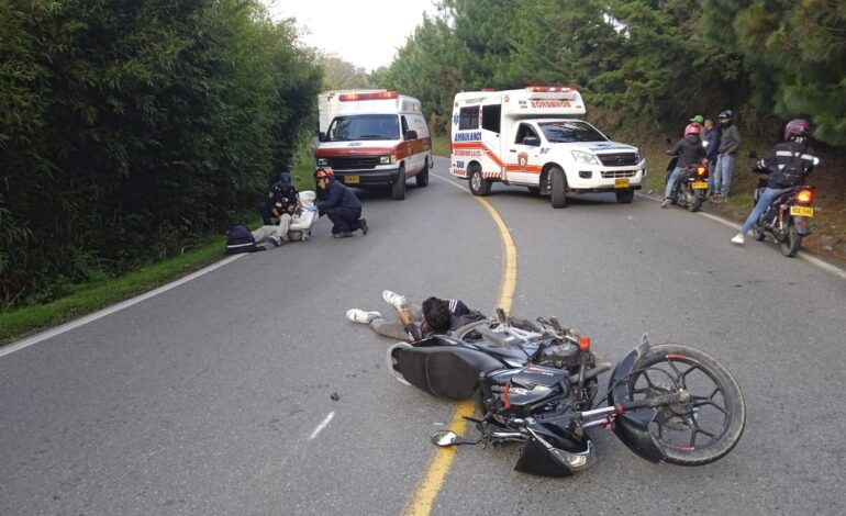 Accidente vía La Ceja - La Ceja - Vía La Ceja La Unión