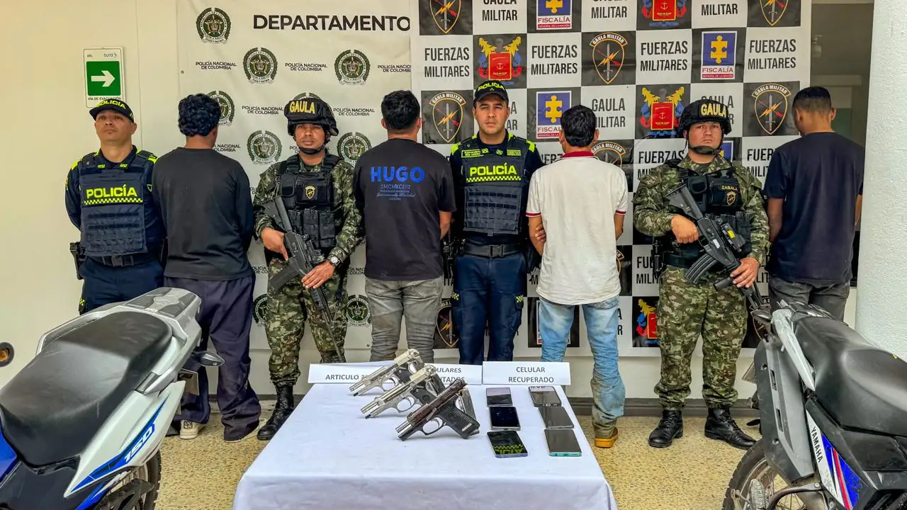 Ejército captura a cuatro presuntos integrantes del Clan del Golfo en el Oriente antioqueño