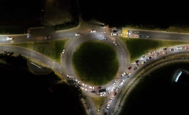 Rionegro moderniza su alumbrado público en la vía al aeropuerto