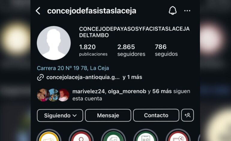 Hackean cuenta del Concejo La Ceja