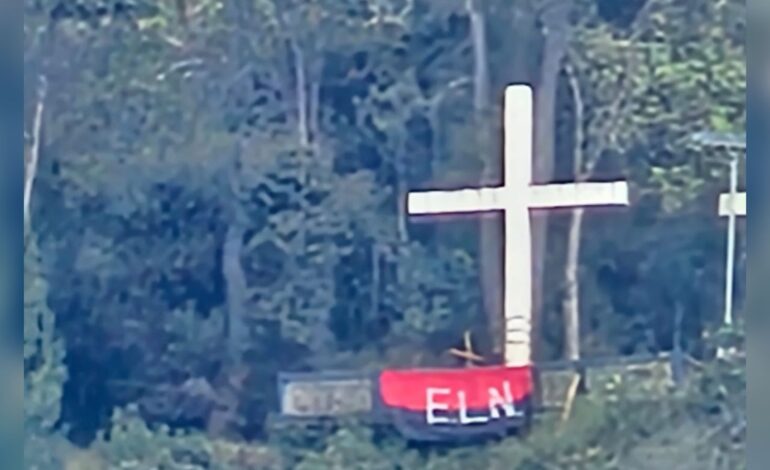 Aparecen banderas del ELN en zona rural de El Retiro - Entre Ceja y Ceja