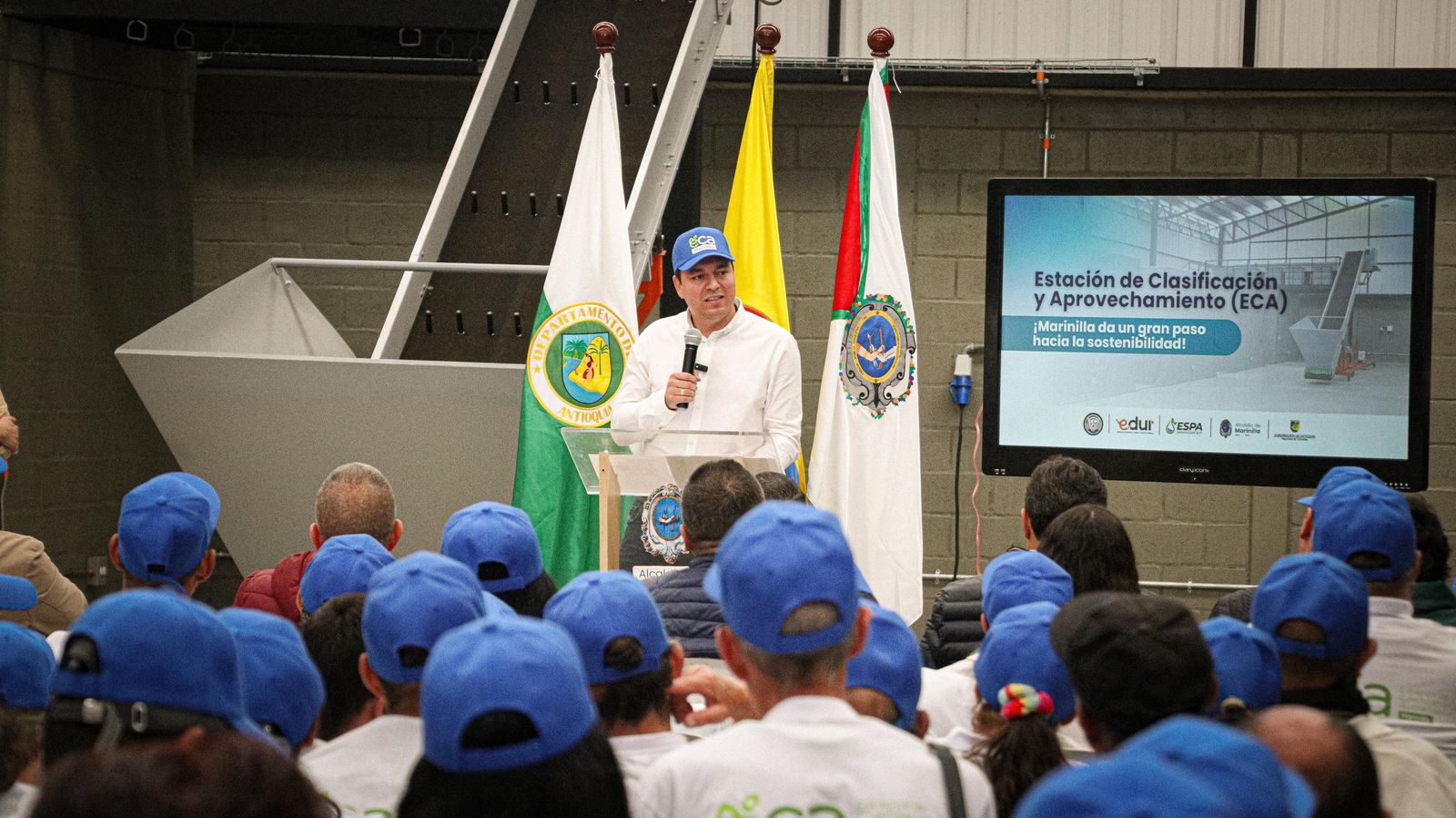 Nueva Estación de Clasificación y Aprovechamiento en Marinilla que optimiza la gestión de residuos y beneficia a recicladores.