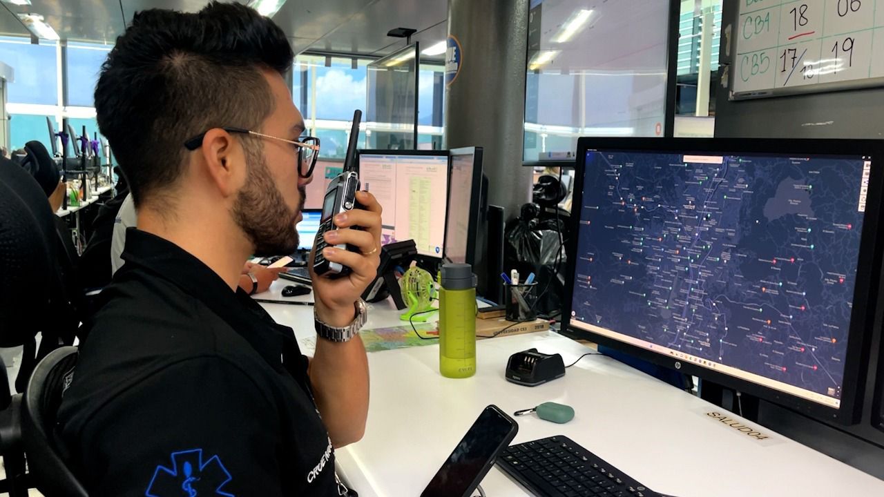 Tecnología y respuesta oportuna de la línea 123 de Medellín salvan la vida a un ciudadano