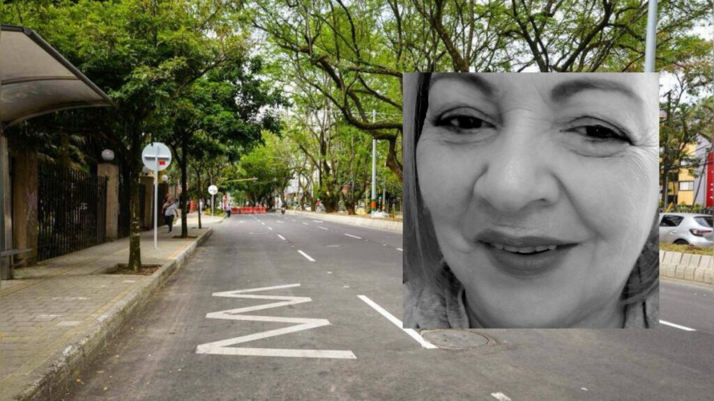scena del crimen en Envigado donde fue asesinada la periodista María Victoria Correa y su hermana en un ataque sicarial.