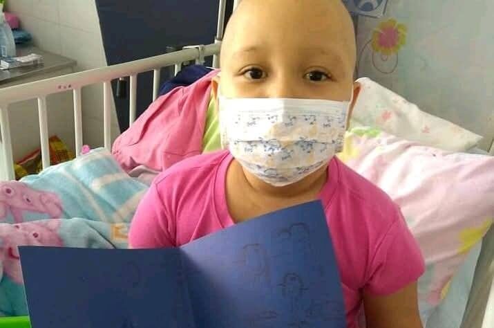 Samantha, niña de 7 años de Rionegro, lucha contra la leucemia aguda