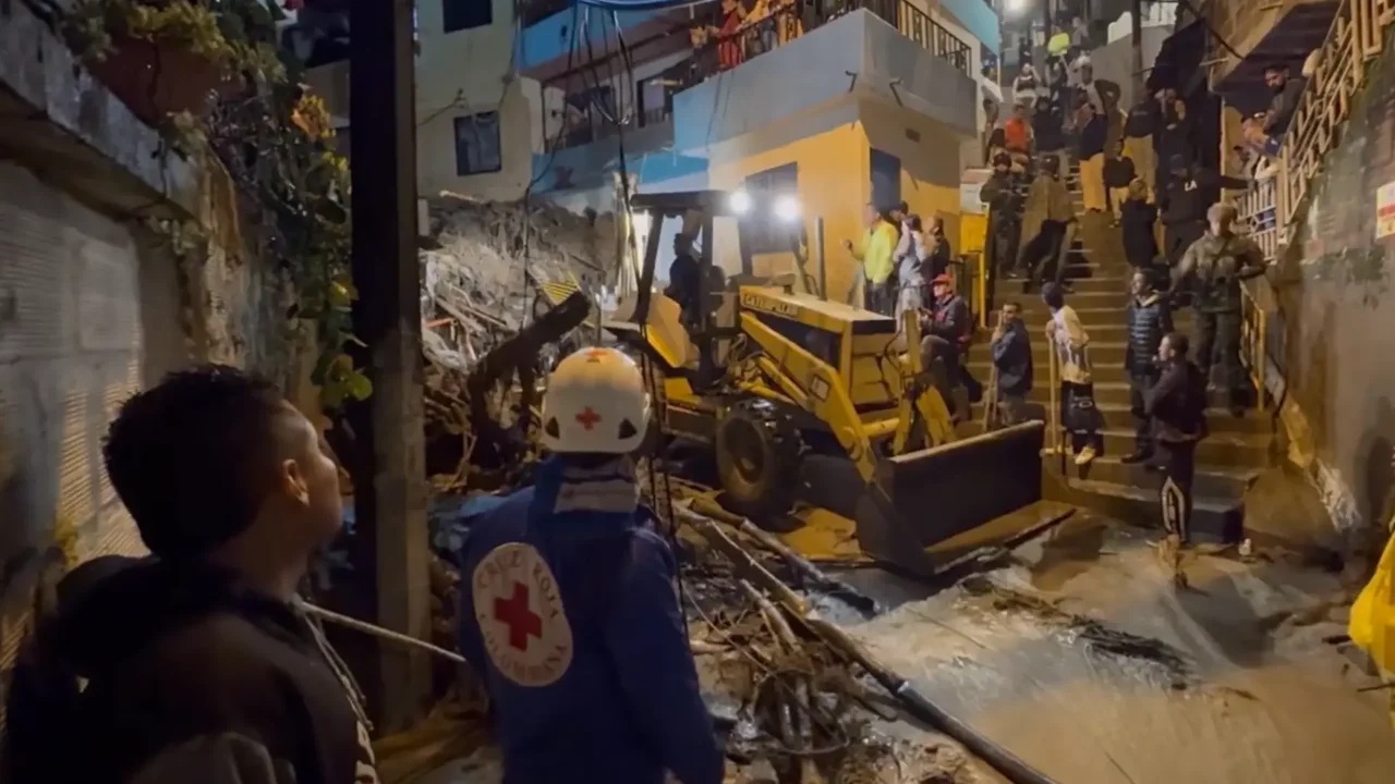 Emergencia por lluvias en Itagüí, quebrada Los Olivares y zonas afectadas, mayo 2025