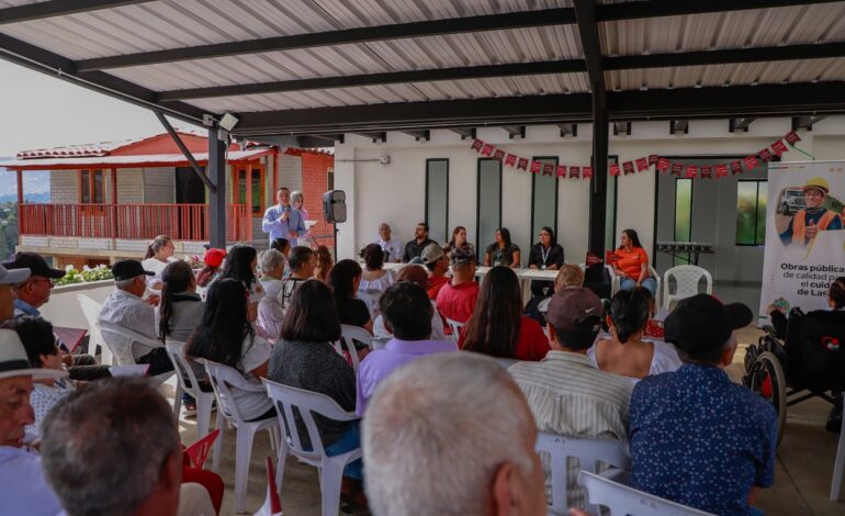 Gobernación y Alcaldía de La Ceja entregan obras de adecuación del Centro Día Gerontológico en San José