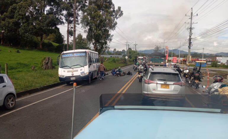 Una persona gravemente herida dejó accidente en vía La Ceja – Rionegro