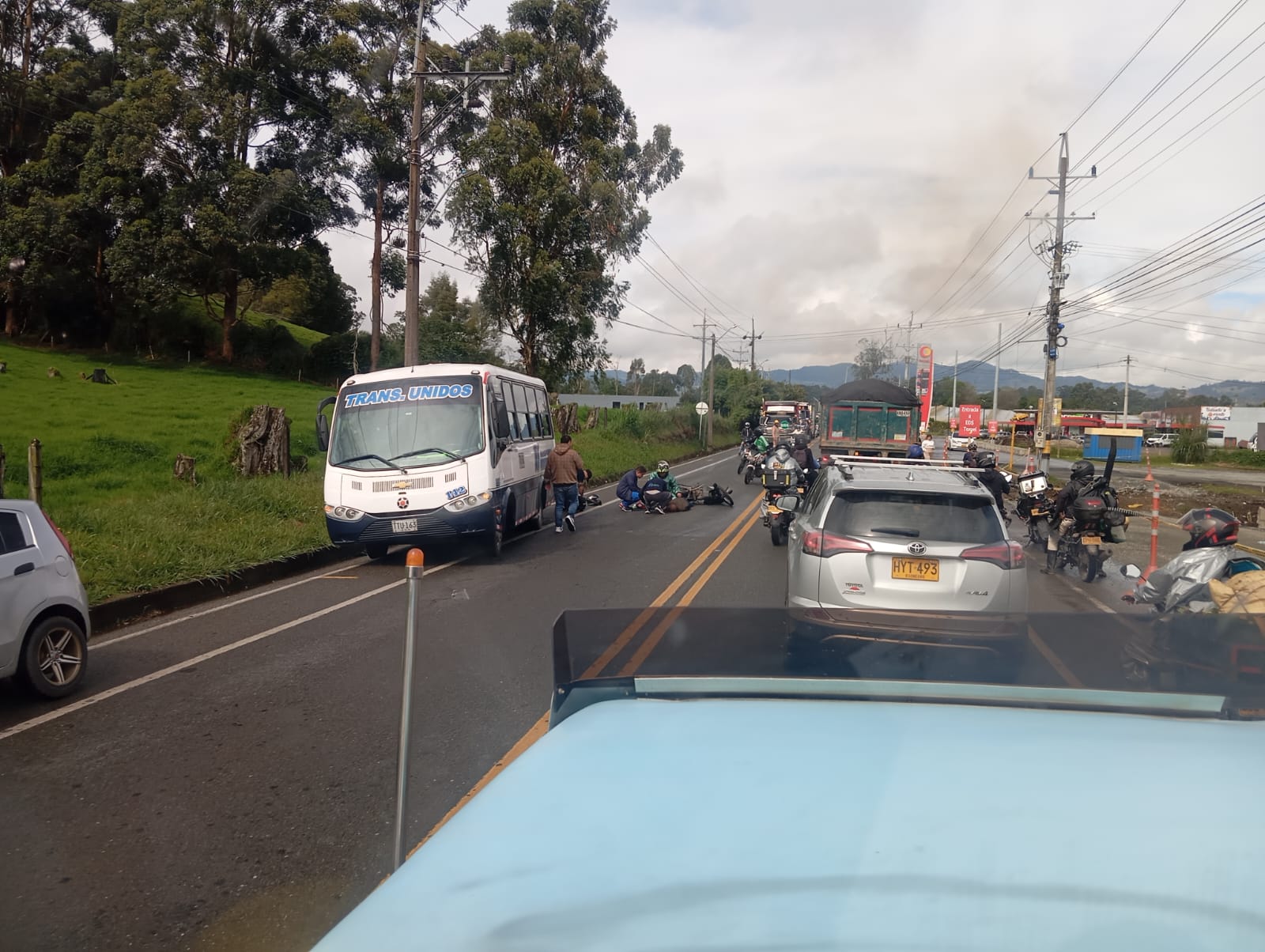 Accidente vía La Ceja - La Ceja - Rionegro