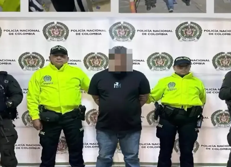 La Policía Nacional de Colombia anunció la captura de alias “Roger”, presunto integrante del grupo delincuencial organizado “El Mesa”