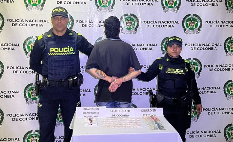 Capturan a una persona por porte de estupefacientes durante Comando Situacional en La Ceja