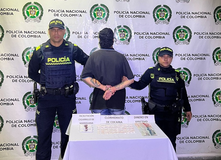 Capturan a una persona por porte de estupefacientes durante Comando Situacional en La Ceja