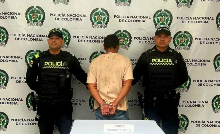 Capturan a un hombre en La Ceja por el delito de lesiones personales