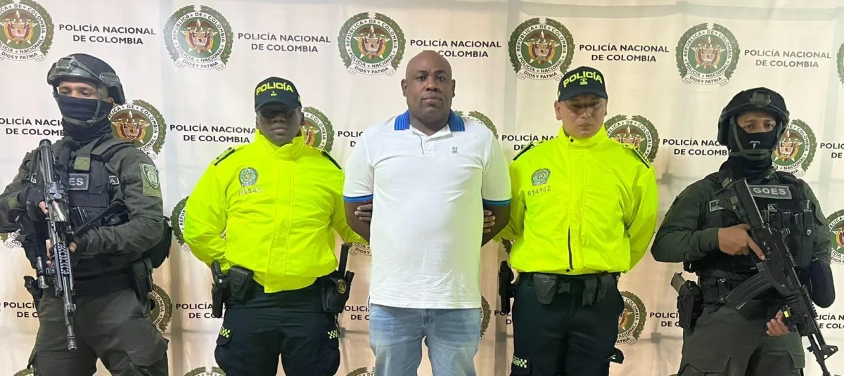 Momento de la captura de alias ‘Firu’, DJ colombiano buscado por narcotráfico internacional
