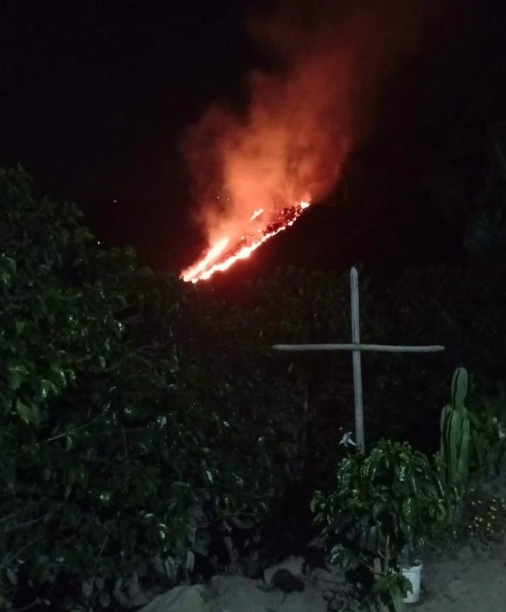 En Abejorral se registró un voraz incendio tras quema realizada por un campesino
