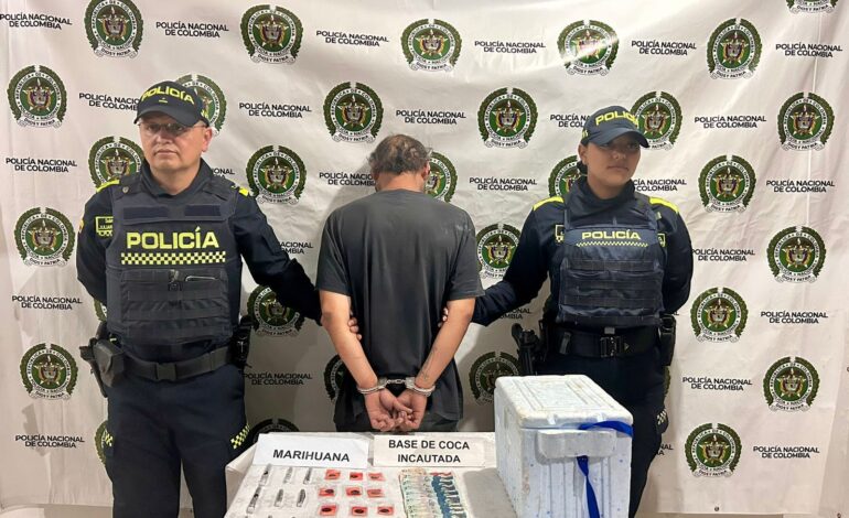 Operativos policiales en Marinilla dejan captura por microtráfico y recuperación de moto robada