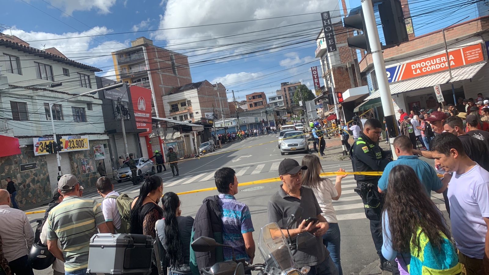 Balacera en Rionegro, sector La Galería: un muerto y un capturado
