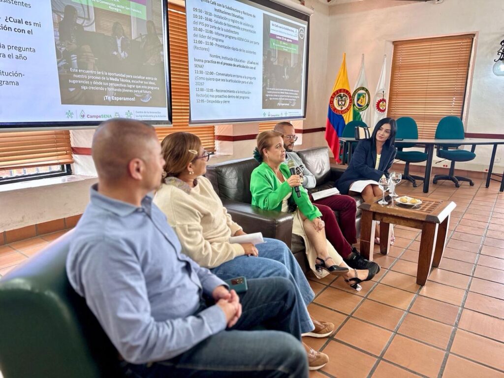 Encuentro del SENA Oriente con rectores de instituciones educativas para fortalecer la Media Técnica.