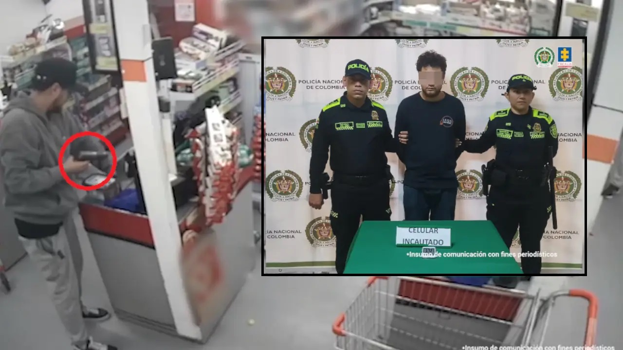 A la cárcel, hombre que estaría vinculado a varios robos en supermercados del Valle de Aburrá