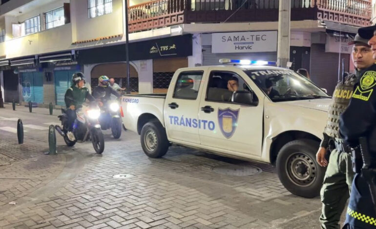 Noche de controles en Rionegro dejó negocios cerrados y decenas de comparendos