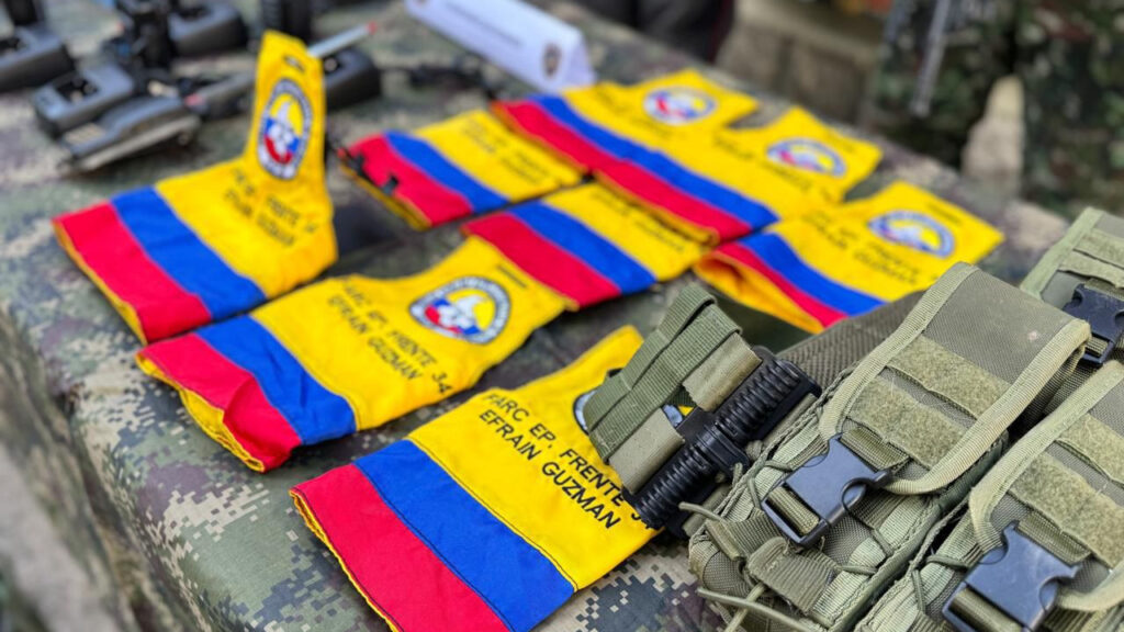 Capturan a presunto miembro del GAO-r E34 en Caldas y decomisan armas