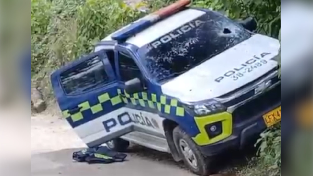 Ataque a tiros a patrulla de la Policía en Buriticá deja un uniformado herido