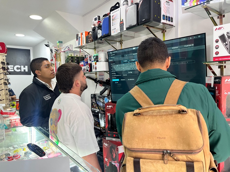 La Ceja refuerza la seguridad del comercio con cámaras conectadas al sistema de monitoreo de Antioquia