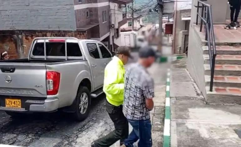 Intentó escapar de la justicia tras presuntamente agredir a su hijo y fue capturado por la Policía en Yarumal