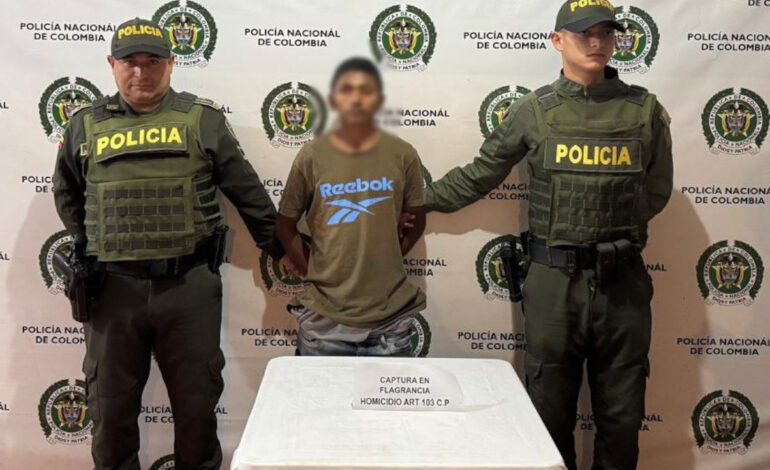 Policía capturó a sicario en Urrao señalado de participar en un asesinato reciente