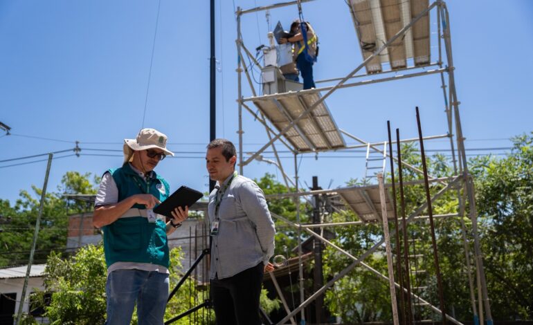 Estación de monitoreo de calidad del aire instalada en la zona calera con apoyo de Cornare.