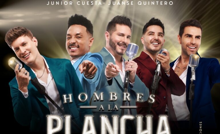 Musical Hombres a la Plancha en San Nicolás – concierto de música romántica con artistas colombianos
