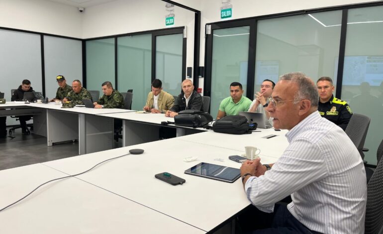 Gobernación de Antioquia y Fuerza Pública refuerzan seguridad en Oriente y Suroeste del departamento