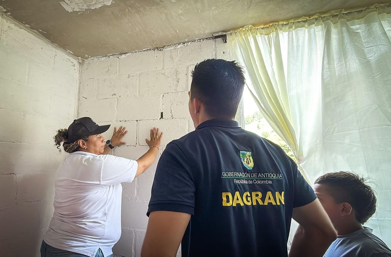 Dagran evalúa daños tras sismos en Frontino y Uramita, Occidente de Antioquia