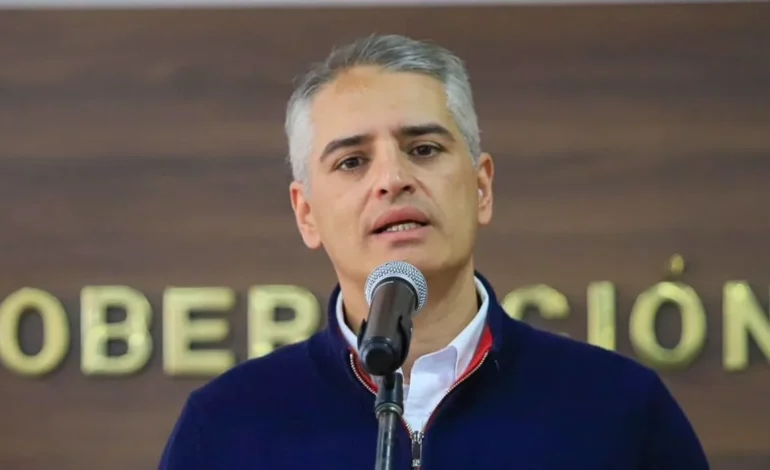 Gobernador Andrés Julián Rendón hablando sobre la autonomía fiscal de las regiones