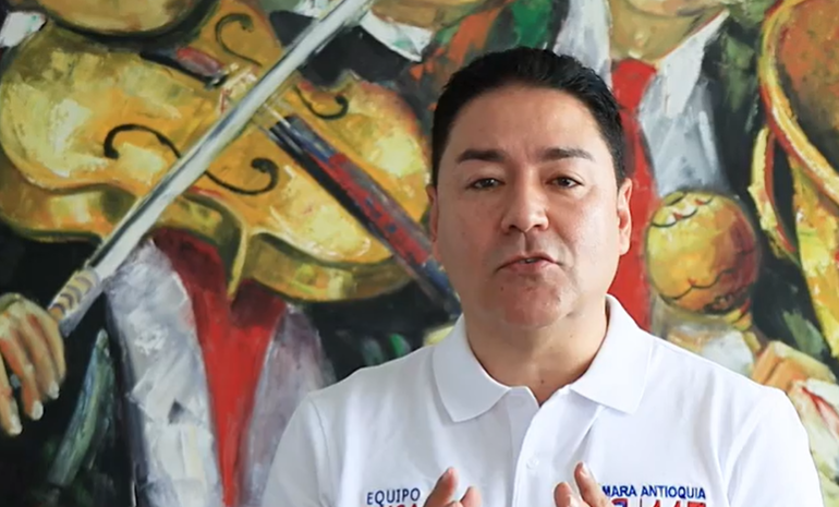 Captura de Misael Cadavid, exdirector de Bomberos de Medellín, investigado por corrupción.