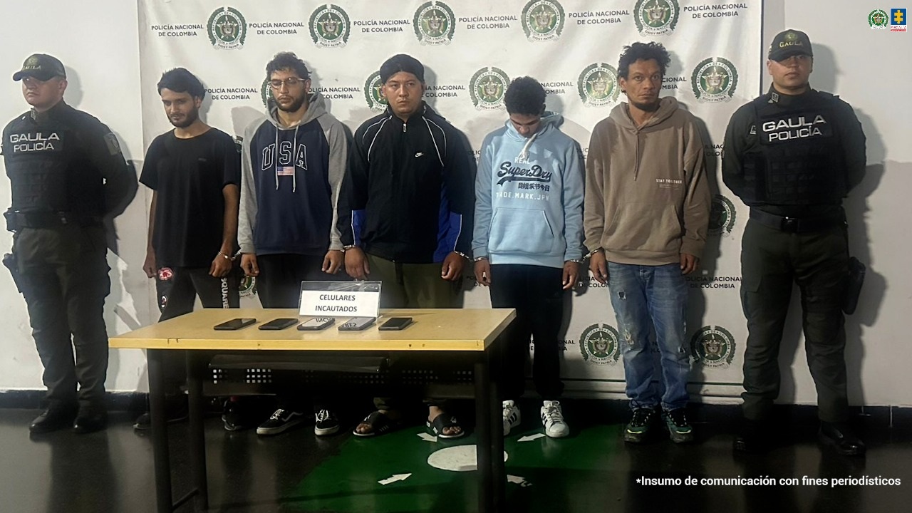 Desmantelan red que secuestraba y robaba a conductores de plataformas digitales en Medellín