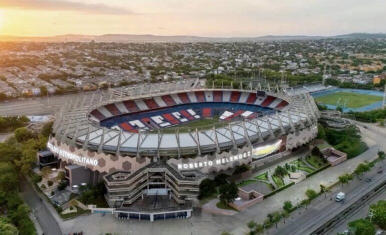Render del nuevo Estadio Metropolitano de Barranquilla con capacidad para 60 mil espectadores.