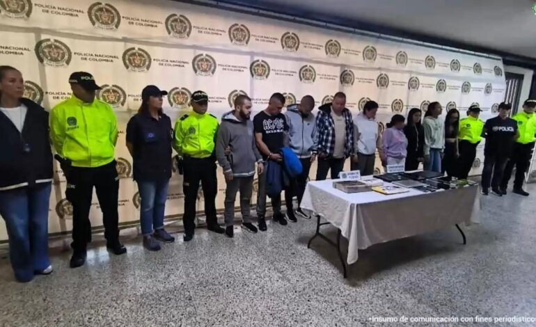 Fiscalía y Europol desmantelan red de trata de personas en Colombia con víctimas en Medellín y Cali.