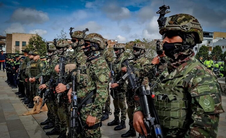 Llegada de 60 uniformados a Rionegro en el marco del plan 90 días por Antioquia