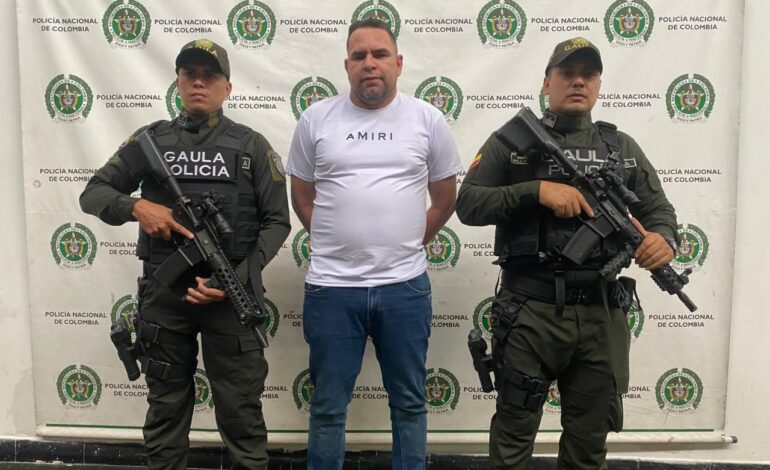 Operativo de la Policía Nacional y autoridades en La Ceja donde fue capturado alias Adriancito, cabecilla del Tren de Aragua.