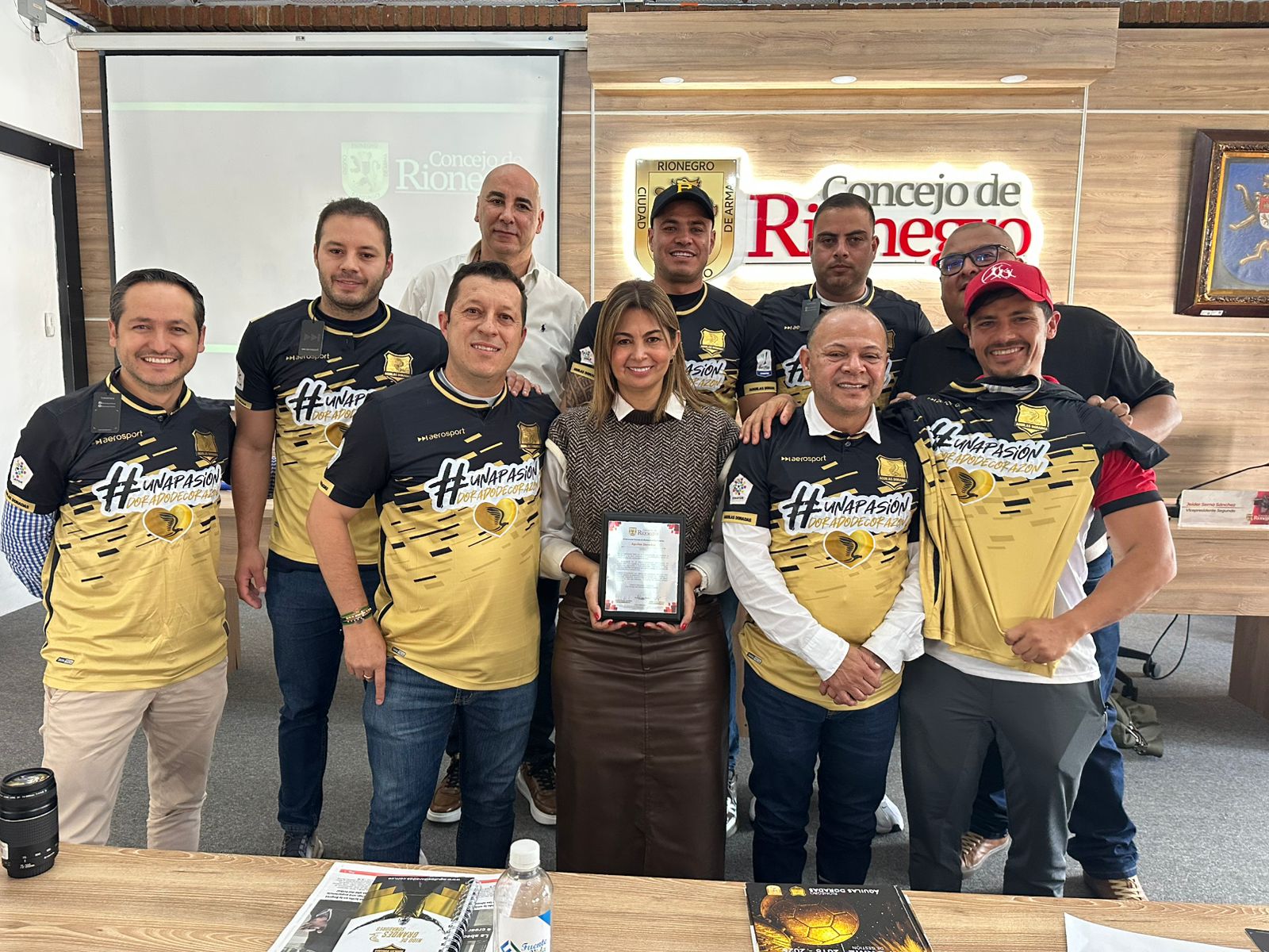 Concejales de Rionegro destacan el compromiso de Águilas Doradas con el desarrollo del municipio