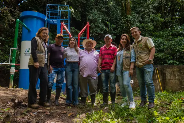 acueducto veredal de El Higuerón en La Ceja lleva agua potable a 104 familias rurales