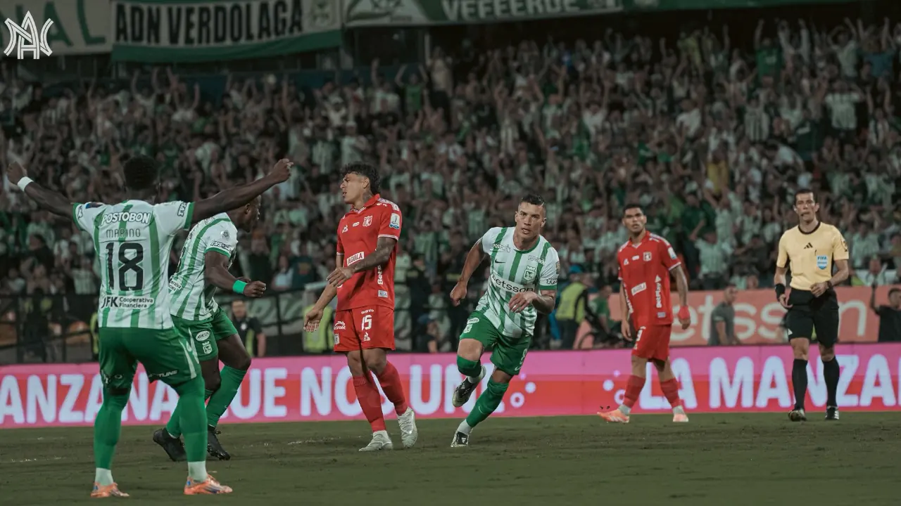 Nacional arrasó con el América en el Atanasio y dejó a los escarlatas al borde de la eliminación en la Copa BetPlay