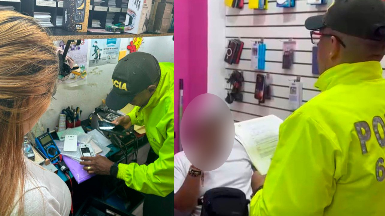 Policía incautan celulares de dudosa procedencia en establecimientos de El Carmen de Viboral
