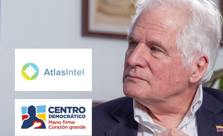 Atlas Intel niega relación con Miguel Uribe Londoño tras crisis por encuesta interna del Centro Democrático.