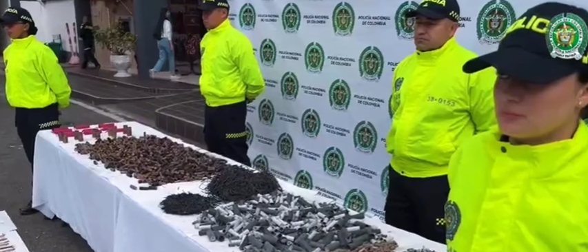 Incautan más de 240 kilos de pólvora en La Ceja: desmantelan polvorería artesanal en zona urbana