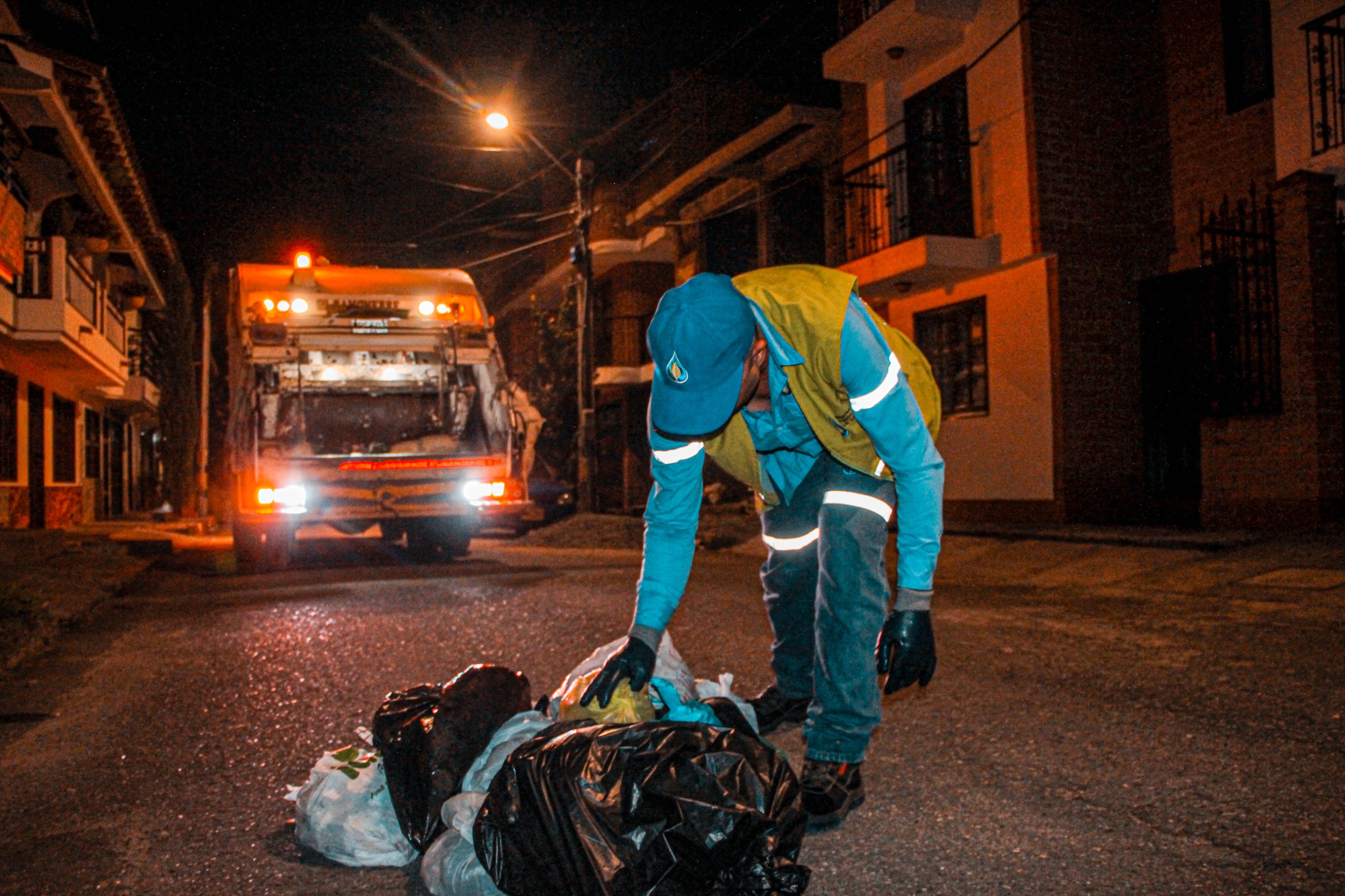 Así será la recolección nocturna de residuos en La Ceja durante la navidad y año nuevo