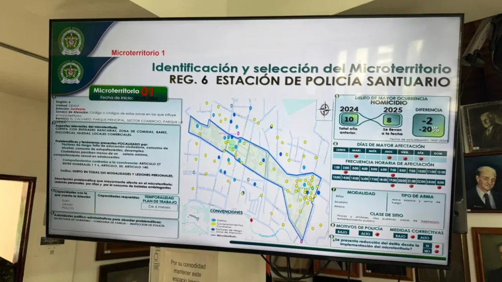 Más capturas y menos delitos marcan el primer balance de seguridad del año en El Santuario
