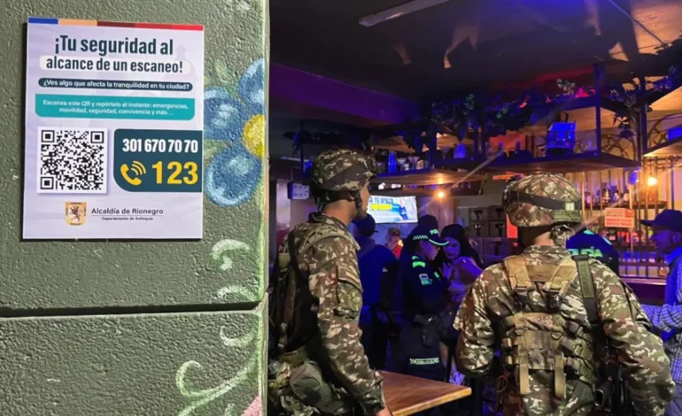 Rionegro mantiene operativos de seguridad con capturas cierres y nuevos refuerzos policiales
